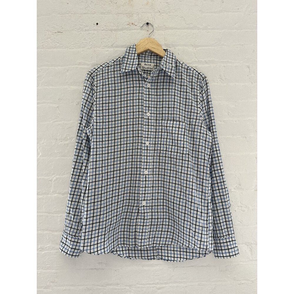 Acne Studios Checkered Button Up Shirt